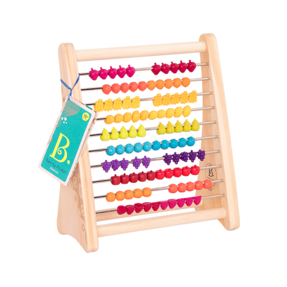 Wooden abacus.