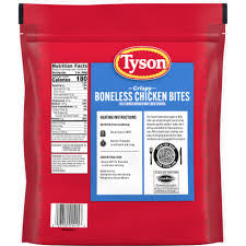 TYSON ANYTIZERS CRISPY BONELESS CHICKEN BITES-24 OZ