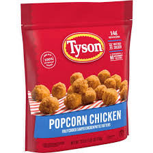 TYSON POPCORN CHICKEN 25 OZ
