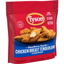 TYSON SOUTHERN STYLE CHICKEN BREAST TENDERLOINS 25 OZ