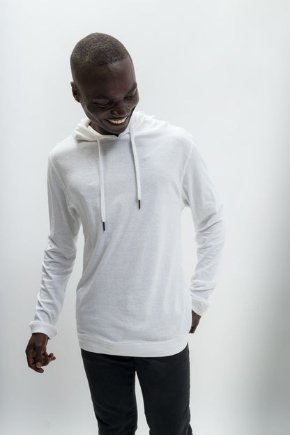 Waverunner | Men's Anti-Stain Linen Cotton Blend Lightweight Hoodie
