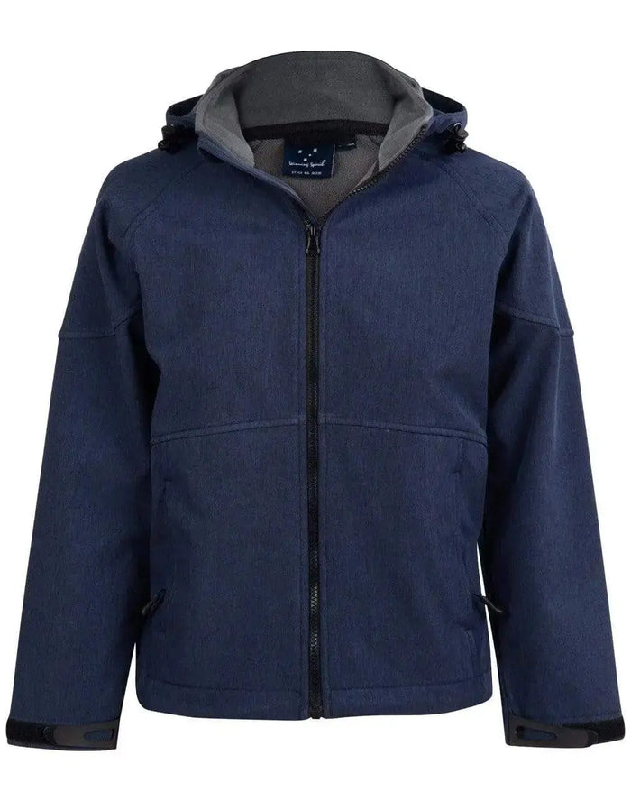 Winning Spirit Aspen Softshell Hood Jacket Kids' Jk33k Metro Workwear.