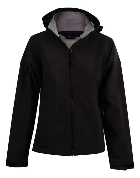 Winning Spirit Aspen Softshell Hood Jacket Ladies' Jk34 Metro Workwear.