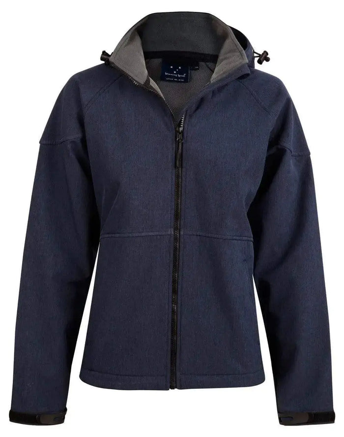 Winning Spirit Aspen Softshell Hood Jacket Ladies' Jk34 Metro Workwear.