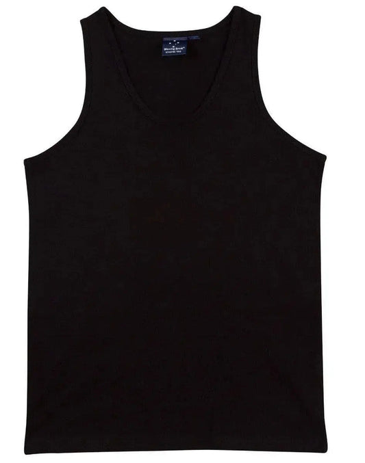 Winning Spirit Men's Trainer's Cotton Singlet Ts18 Metro Workwear.