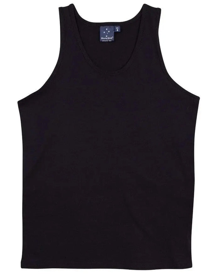 Winning Spirit Men's Trainer's Cotton Singlet Ts18 Metro Workwear.