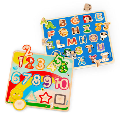 2 learning puzzles for kids.